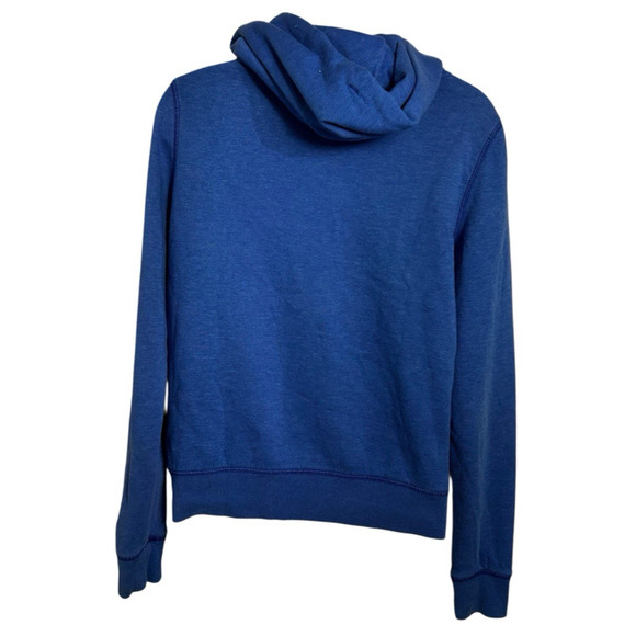 Victoria's Secret Pink Blue Pullover Hoodie Sz Small Hooded Sweatshirt Fleece - Picture 9 of 9